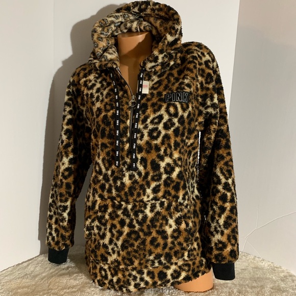 Victoria’s Secret Sherpa Hoodie very soft LARGE - Picture 2 of 6